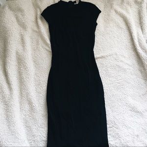 BLACK BODYCON DRESS